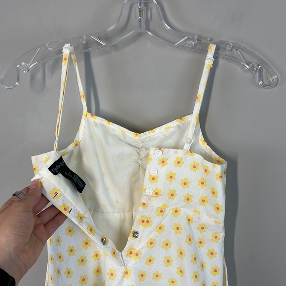 Cynthia Rowley Yellow And White Floral Dress Size 8 - Picture 14 of 15